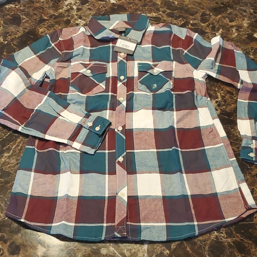 Eddie Bauer plaid flannel